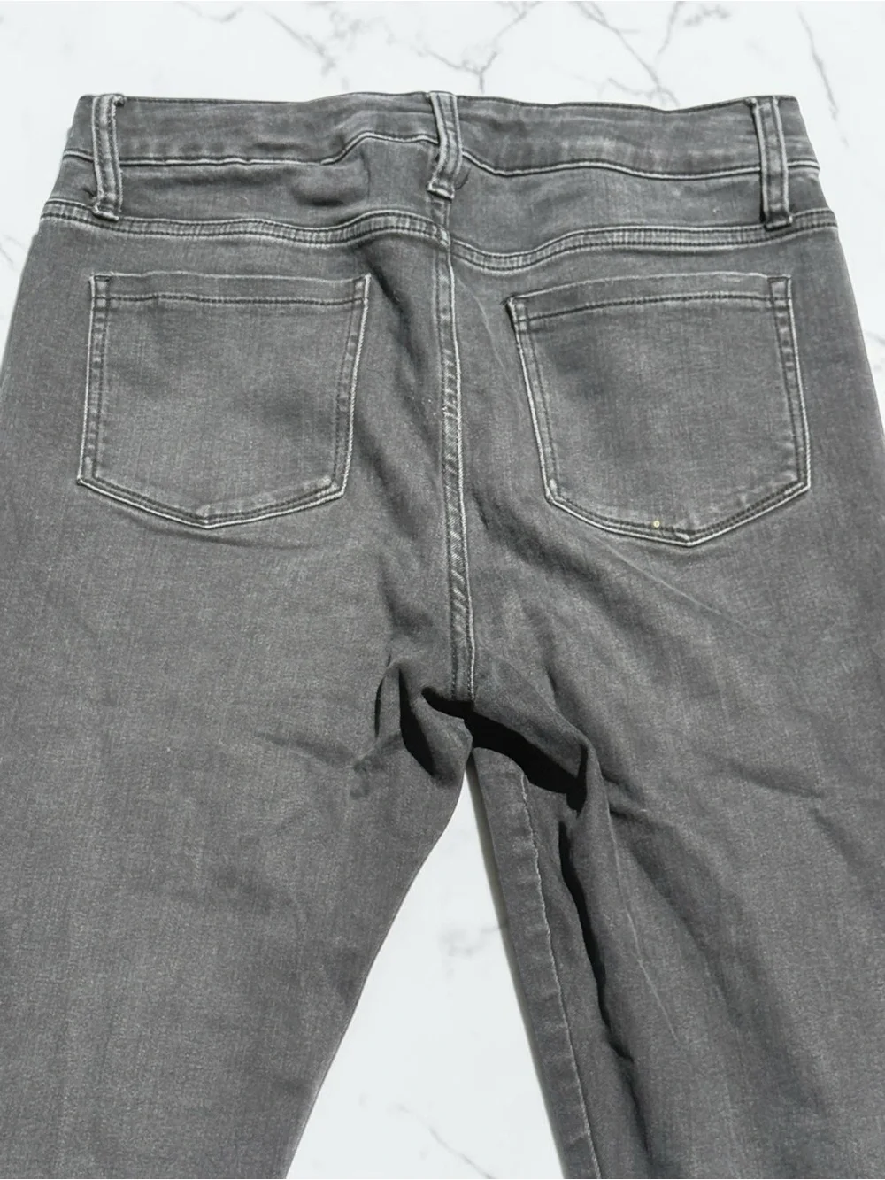 ART CLASS Distressed Skinny Jeans Grunge Washed Black Patched Rips size 10‎